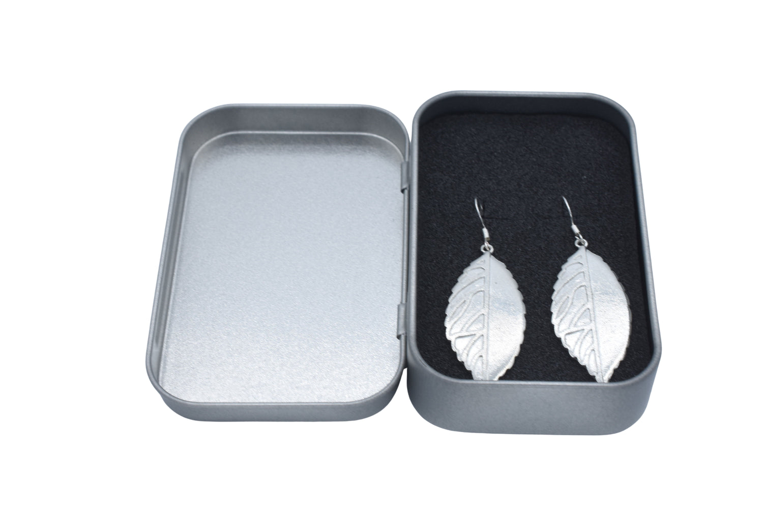 Tin Leaf Earrings