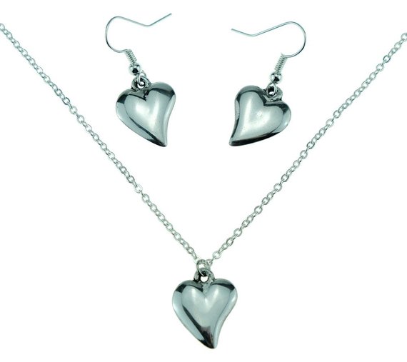 Tin Off Shape Heart Matching Set