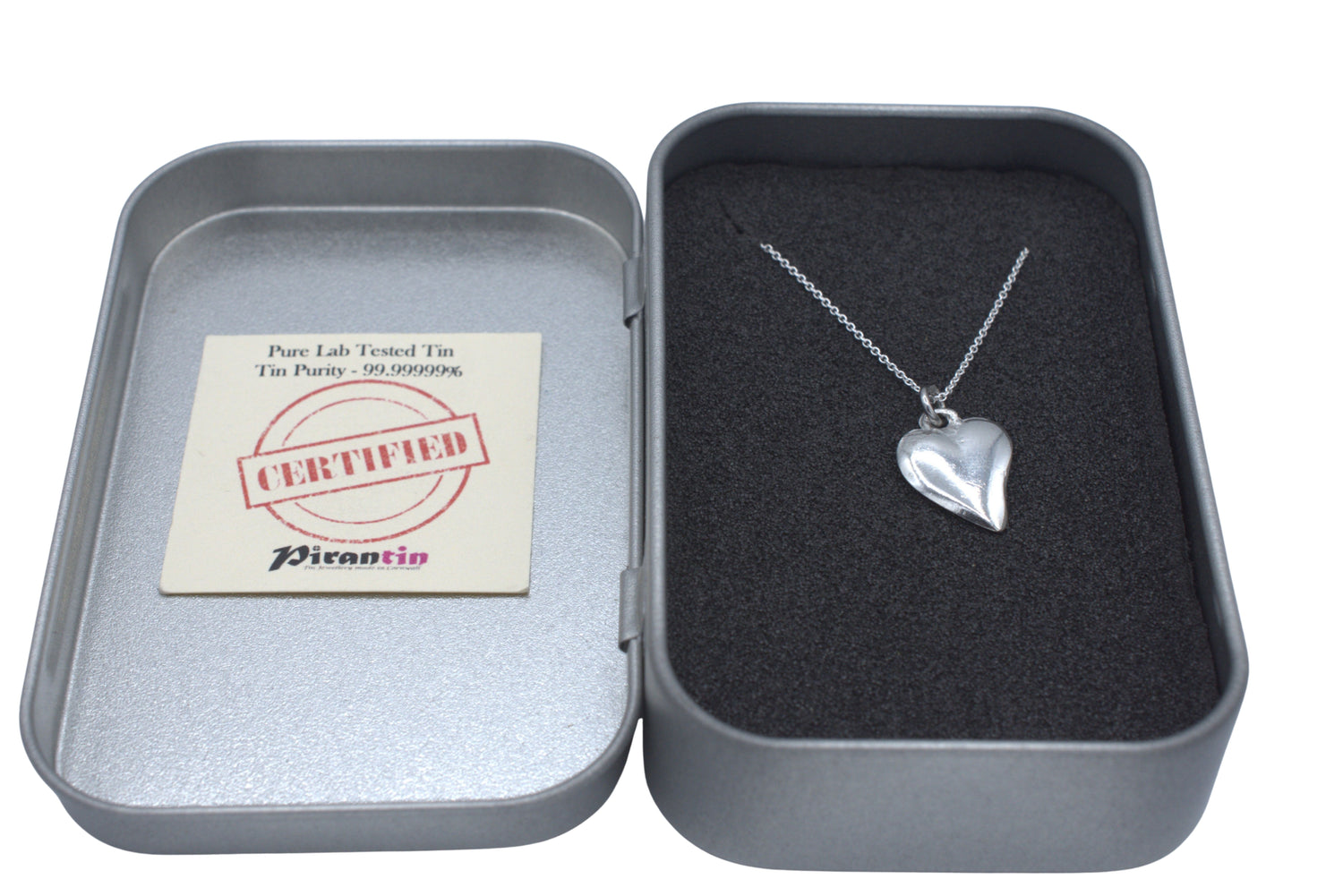 Tin Off Shape Necklace