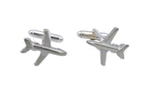 Tin Plane Cufflinks - flying into your 10th Wedding anniversary