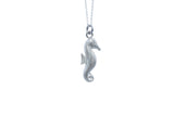 Tin Seahorse Pendant Necklace