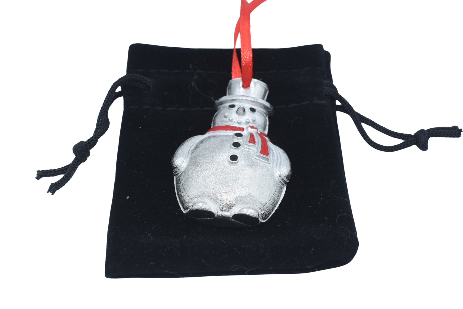 Tin Snowman Ornament