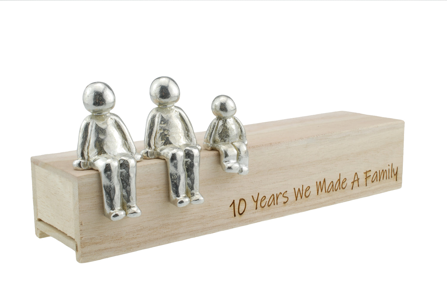 We Made a Family Anniversary - Tin Sculpture Figurines