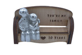 You're My Family - 10 Year Anniversary Gift - Cuddling Couple on Sofa