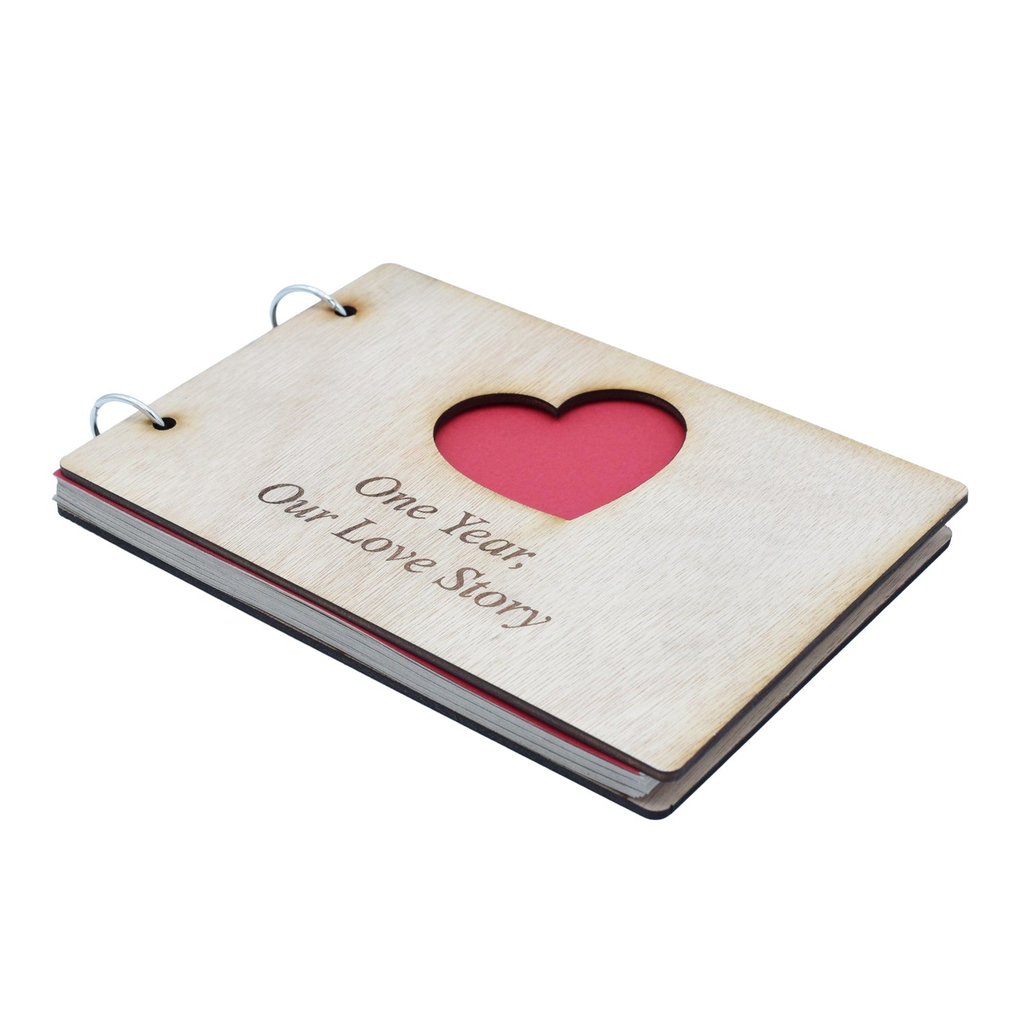 One Year, Our Love Story. 1st Anniversary- Scrapbook