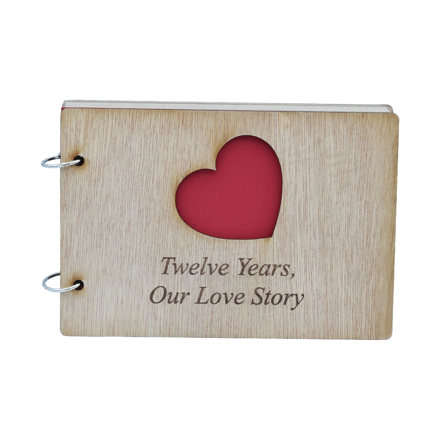 Twelve Years, Our Love Story. 12th Anniversary- Scrapbook