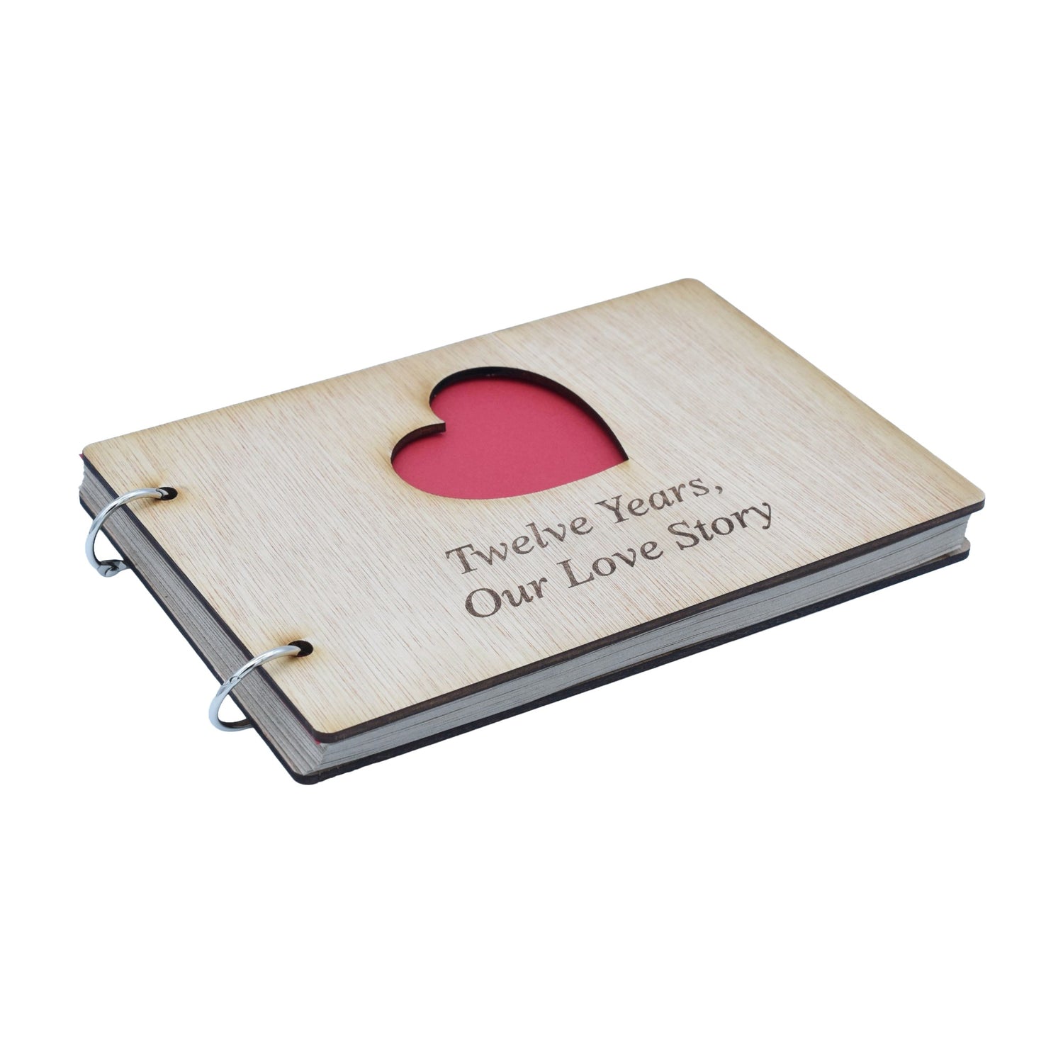 Twelve Years, Our Love Story. 12th Anniversary- Scrapbook