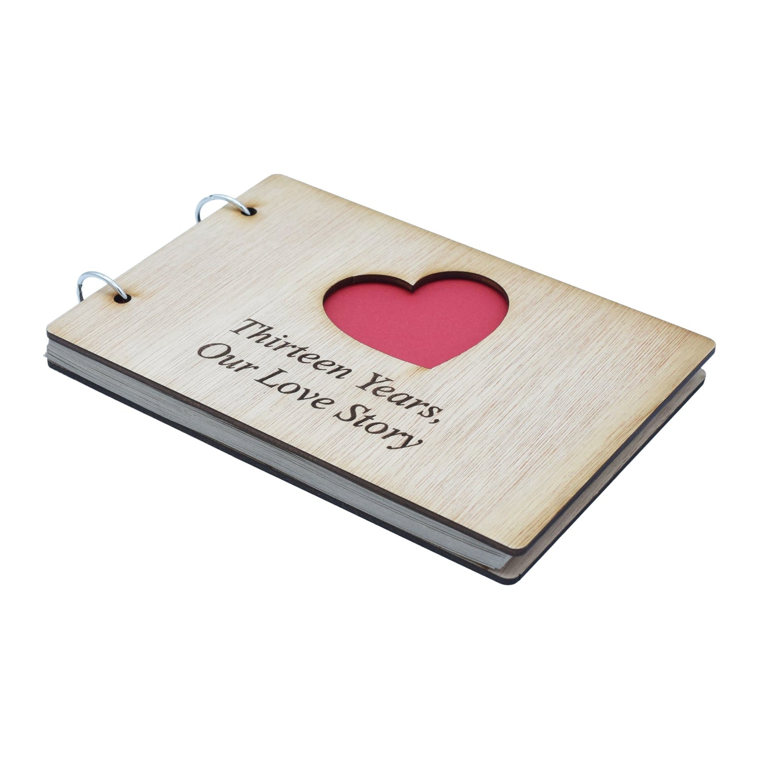 Thirteen Years, Our Love Story. 13th Anniversary- Scrapbook