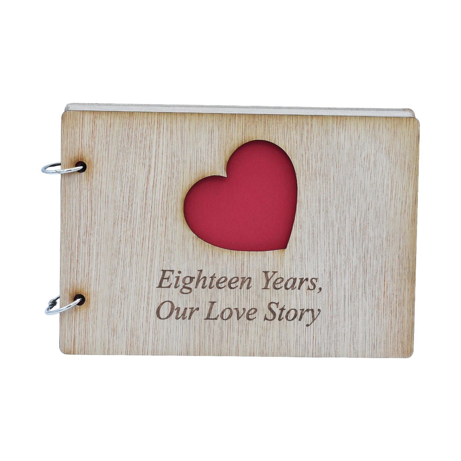 Eighteen Years, Our Love Story. 18th Anniversary- Scrapbook