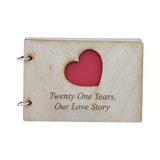 Twenty One Years, Our Love Story. 21st Anniversary- Scrapbook