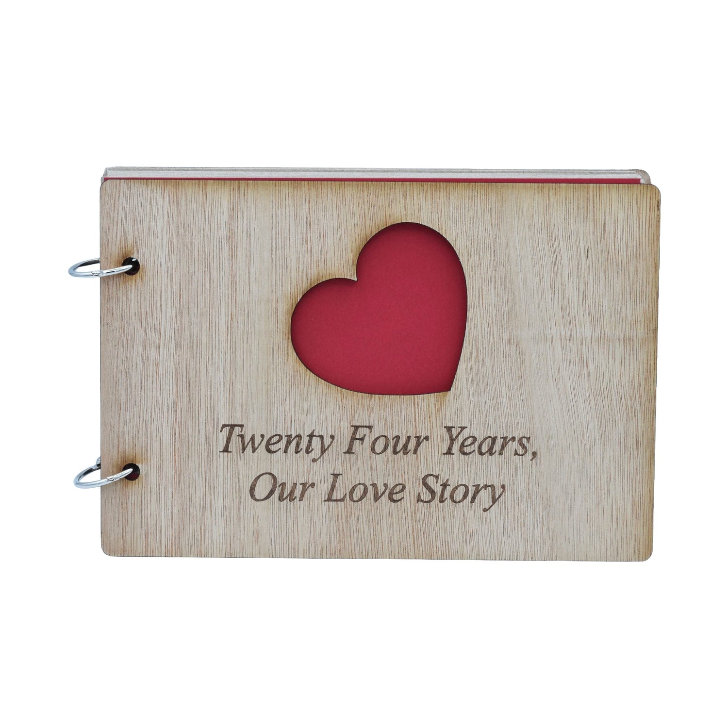 Twenty Four Years, Our Love Story. 24th Anniversary- Scrapbook