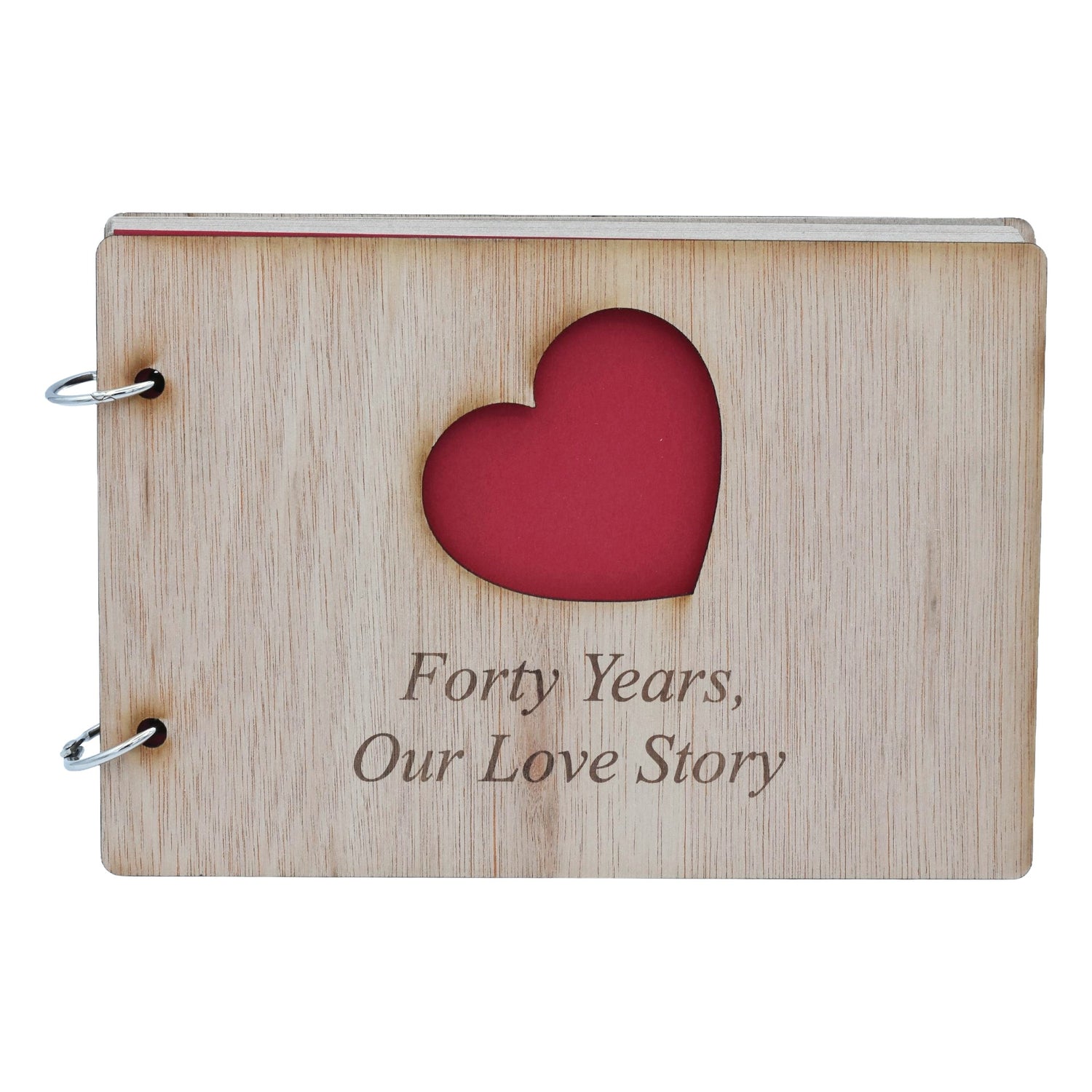 Forty Years, Our Love Story. 40th Anniversary- Scrapbook