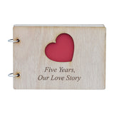 Five Years, Our Love Story. 5th Anniversary- Scrapbook