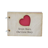 Seven Years, Our Love Story. 7th Anniversary- Scrapbook