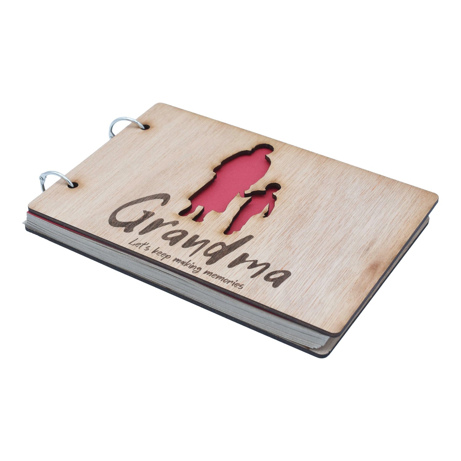 Grandma Let's Keep Making Memories-  Grandma and Grandson - Scrapbook, Photo album or Notebook. Mothers day or Birthday Gifts.