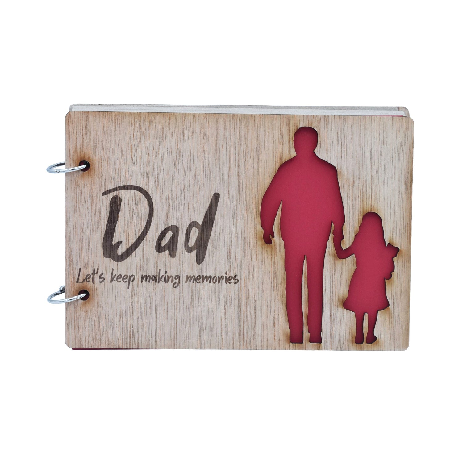 Dad and Daughter- Scrapbook- Dad Let's Keep Making Memories-  Memory book, Scrapbook, Photo album or Notebook. Mothers day or Birthday Gifts. (Copy)