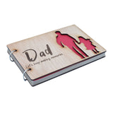 Dad and Daughter- Scrapbook- Dad Let's Keep Making Memories-  Memory book, Scrapbook, Photo album or Notebook. Mothers day or Birthday Gifts. (Copy)