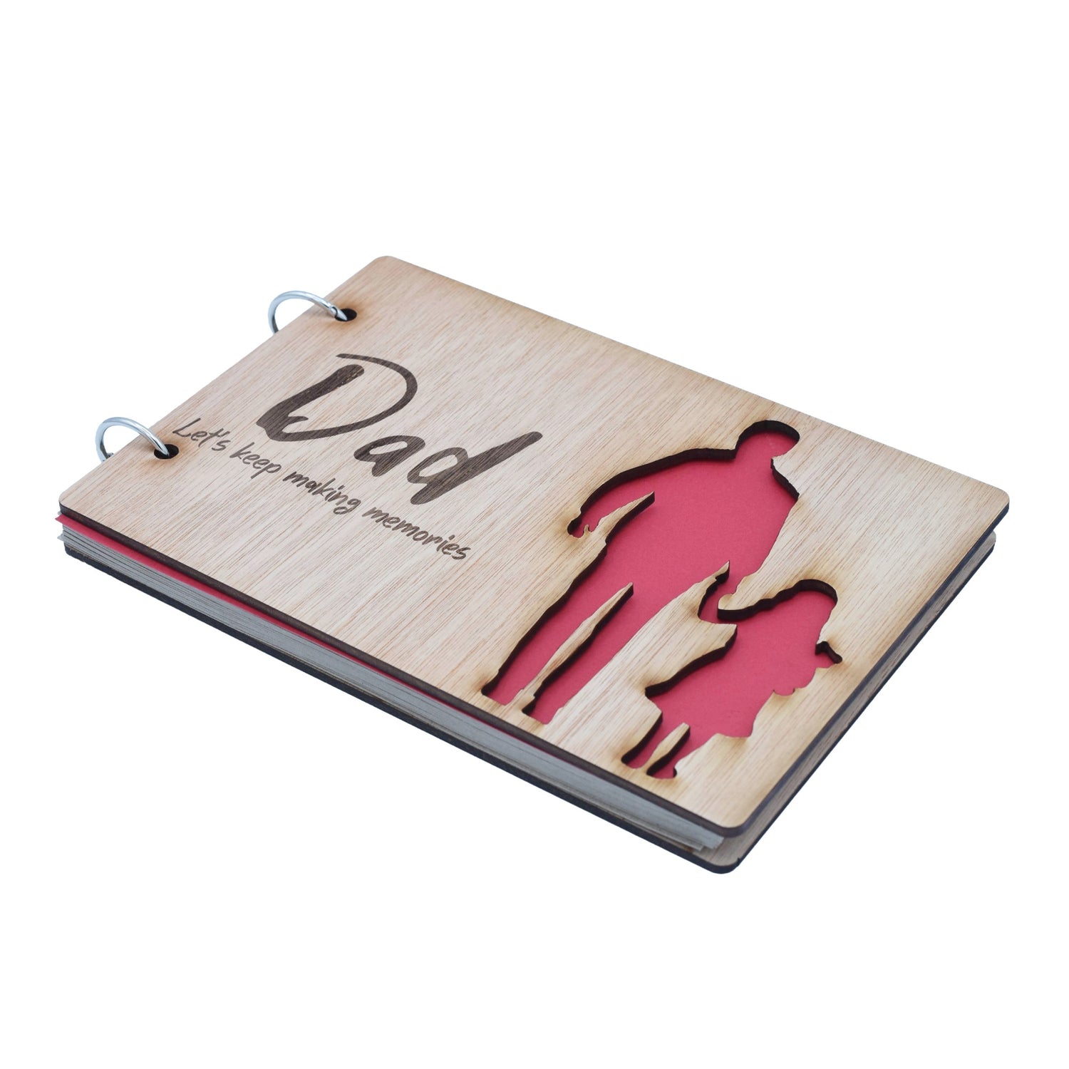 Dad and Daughter- Scrapbook- Dad Let's Keep Making Memories-  Memory book, Scrapbook, Photo album or Notebook. Mothers day or Birthday Gifts. (Copy)