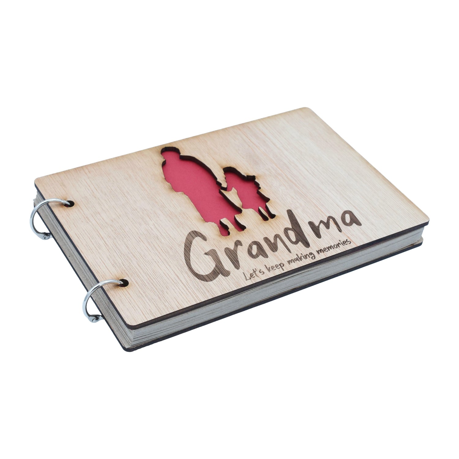 Grandma Let's Keep Making Memories-  Grandma and Granddaughter - Scrapbook, Photo album or Notebook. Mothers day or Birthday Gifts.