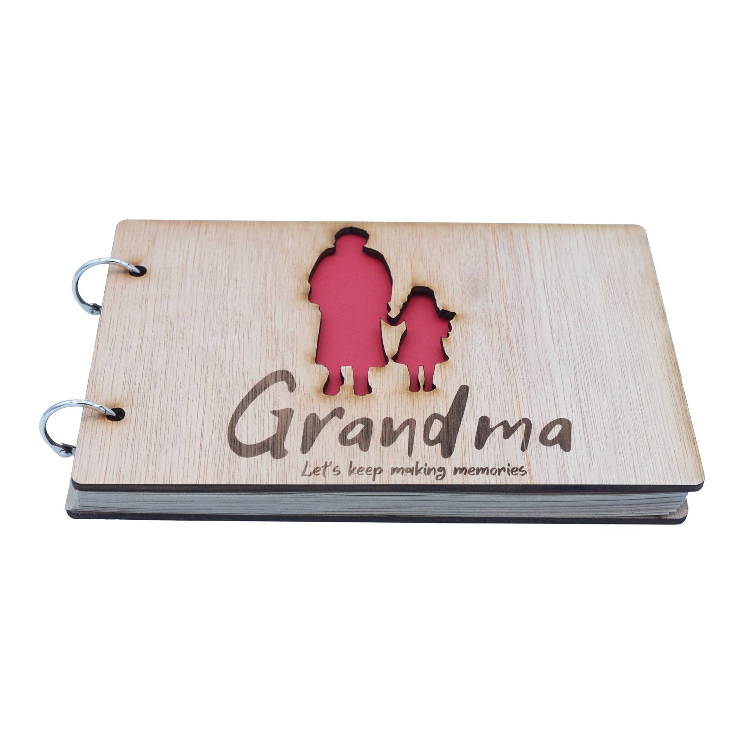 Grandma Let's Keep Making Memories-  Grandma and Granddaughter - Scrapbook, Photo album or Notebook. Mothers day or Birthday Gifts.