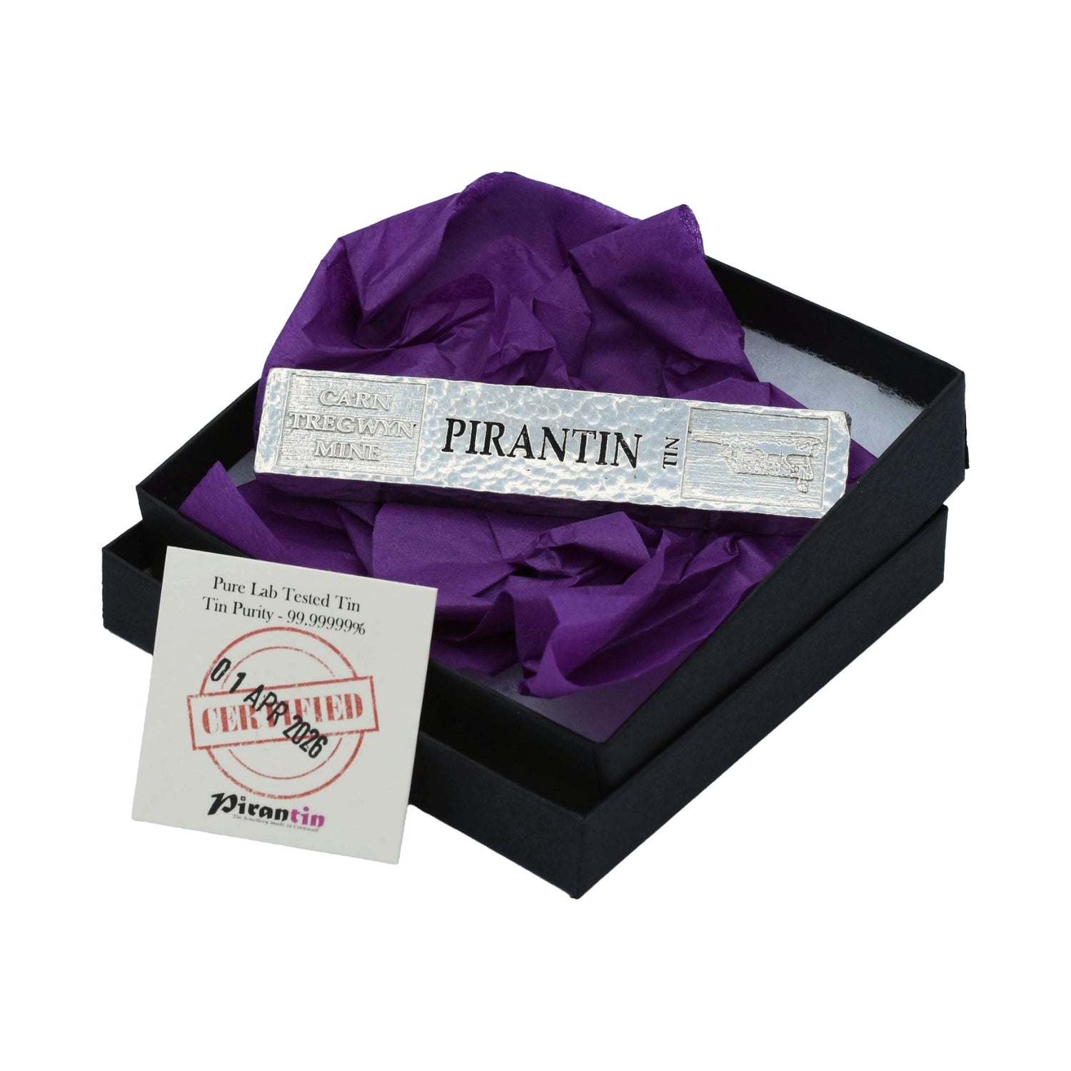 Pirantin Tin Ingot - 10th anniversary gift - 70 grammes